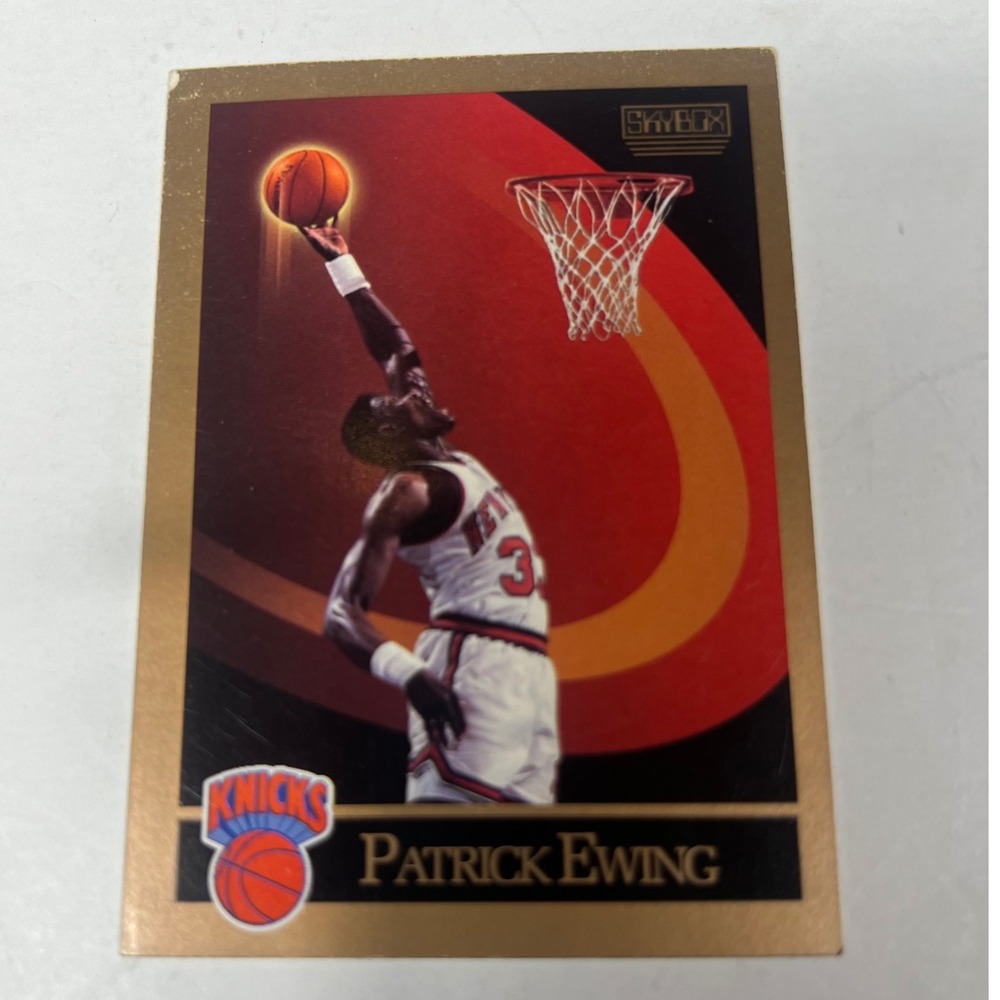 Skybox Patrick Ewing 187 Basketball Card 1990 NBA Properties‎ New York Knicks